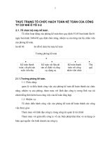 THỰC TRẠNG TỔ CHỨC HẠCH TOÁN KẾ TOÁN CỦA CÔNG TY CƠ KHÍ Ô TÔ 3-2