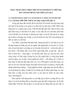 THỰC TRẠNG PHÁT TRIỂN MỘT SỐ NGÀNH DỊCH VỤ TRÊN ĐỊA BÀN THÀNH PHỐ HÀ NỘI THỜI GIAN QUA