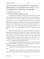 THỰC TRẠNG KIỂM TOÁN CHU TRÌNH HÀNG TỒN KHO TRONG KIỂM TOÁN BÁO CÁO TÀI CHÍNH DO CÔNG TY DỊCH VỤ TƯ VẤN TÀI CHÍNH KẾ TOÁN VÀ KIỂM TOÁN AASC THỰC HIỆN