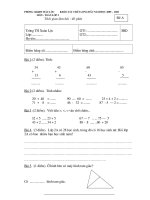 De khao sat chat l­uong dau nam