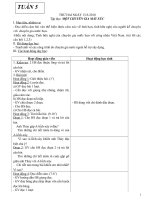 giao an 5 tuan (5-9) theo chuẩn KTKN