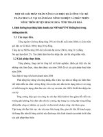 MỘT SỐ GIẢI PHÁP NHẰM NÂNG CAO HIỆU QUẢ CÔNG TÁC KẾ TOÁN CHO VAY TẠI NGÂN HÀNG NÔNG NGHIỆP VÀ PHÁT TRIỂN NÔNG THÔN HUYỆN HOẰNG HOÁ  TỈNH THANH HOÁ