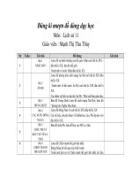 Đăng kí mượn Đ D D H Sử 11