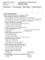 sinh 8 HKI 2010-2011