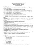 Ôn tập học kỳ 1 hóa học 10