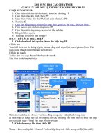 MỘT SỐ VẤN ĐỀ QUAN TRỌNG KHI SOẠN GIÁO ÁN PP