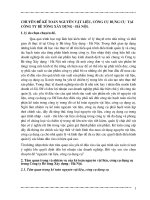 CHUYÊN ĐỀ KẾ TOÁN NGUYÊN VẬT LIỆU, CÔNG CỤ DỤNG CỤ  TẠI CÔNG TY BÊ TÔNG XÂY DỰNG - HÀ NỘI.