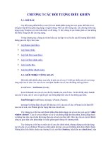 CHƯƠNG 3 CÁC ĐỐI TƯỢNG ĐIỀU KHIỂN