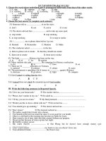 ON TAP KT 1 TIET  SO 2 LOP11