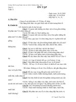 sinh 6 tiet 21: on tap