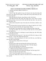 Báo cáo tháng 10 tổ chuyên môn