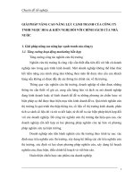 GIẢI PHÁP NÂNG CAO NĂNG LỰC CẠNH TRANH CỦA CÔNG TY TNHH NGỌC HOA & KIẾN NGHỊ ĐỐI VỚI CHÍNH SÁCH CỦA NHÀ NƯỚC