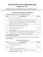 đề cương ôn thi tốt nghiệp THPT