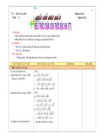 Tiết 11-Chương 1-ĐS