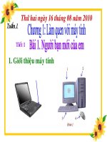 Chương 1_Bài 1. Người bạn mới của em (Tiết 1)