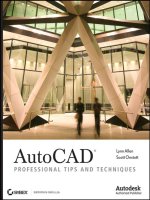 Sybex AutoCAD Professional Tips and Techniques Dec 2006