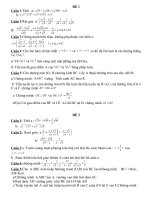 Cac de tu luan Toan 9 hay