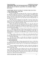 TÌNH HÌNH THỰC TẾ VỀ HẠCH TOÁN VÀ PHÂN BỔ CHI PHÍ SẢN XUẤT CHUNG TẠI CÔNG TY CỔ PHẦN NHỰA ĐÀ NẴNG