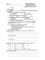 de kiem tra hoc ky 1 hoa 8