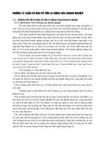 Những lý luận cơ bản về vốn lưu động của doanh nghiệp