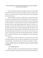 Một số biện pháp cơ bản nhằm đẩy nhanh tốc độ tiêu thụ sản phẩm của Công Ty Bia Hà Nội