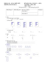 để kiểm tra cuối kì I