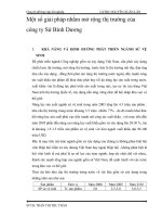 Một số giải pháp nhằm mở rộng thị trường của công ty Sứ Bình Dương