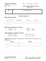 ĐỀ THI CUỐI KÍ 1 KHỐI 1 2 3