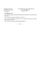 đề kiểm tra 1tiết v12 đề thi HK