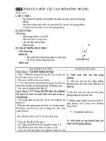 tiet 5 anh cua mmot vât tao boi guong phang