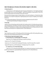 PHÂN TÍCH HIỆU QUẢ TÍN DỤNG CÔNG THƯƠNG NGHIỆP VÀ TIÊU DÙNG