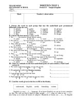 đề kiểm tra 45 lớp 9 test 2 ko can sua