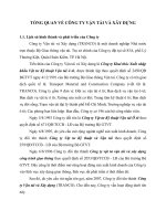 TỔNG QUAN VỀ CÔNG TY VẬN TẢI VÀ XÂY DỰNG