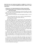 PHẤN ĐẤU HẠ GIÁ THÀNH SẢN PHẨM LÀ NHIỆM VỤ CƠ BẢN VÀ LÂU DÀI CỦA CÁC DOANH NGHIỆP HOẠT ĐỘNG TRONG CƠ CHẾ THỊ TRƯỜNG