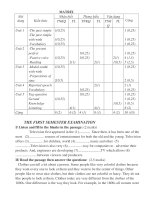 ĐỀ THI HKI ANH 9 THEO CHUAN KT