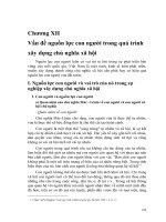 Vấn đề nguồn lực con người trong quá trình xây dựng chủ nghĩa xã hội