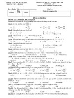 DE THI HOC KY 1 LOP 9