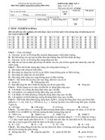 Đáp án & đề ktra HK1 Lý 11 (mã đề 120) (new)