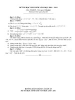 Đề thi HSG Toán 9 năm 2010-2011