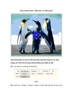 Macromedia Flash - Hiệu ứng “vết dầu loang”