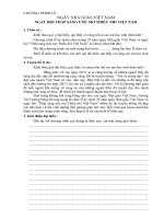 CHUONG TRÌNH 20-11 VÀ THẮP SANG ƯỚC MƠ TNVN