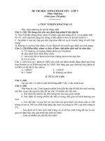 Đề thi HSG cấp huyện có đủ đáp án chi tiết