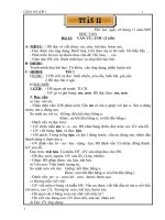 Giáo án lớp 1-Tuần 11