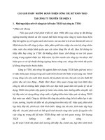 CÁC GIẢI PHÁP  NHẰM  HOÀN THIỆN CÔNG TÁC KẾ TOÁN TSCĐ