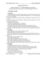 Giáo án tuần 12 lớp 5 tuổi