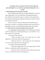 GIẢI PHÁP NÂNG CAO CHẤT LƯỢNG TÍN DỤNG ĐỐI VỚI DOANH NGHIỆP VỪA VÀ NHỎ TẠI CHI NHÁNH NHNO