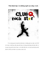 Nhà lãnh đạo và những ngôi sao nhạc rock