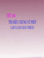 Tìm hiểu chung về lập luận giải thích