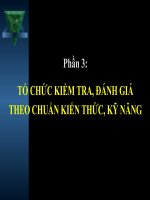 Kiẻm tra đánh giá theo chuẩn KT-KN môn Ngữ văn