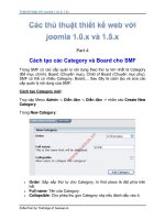 Thủ Thuật Thiết Kế Web Với Joomla 1.0x và 1.5x part 4